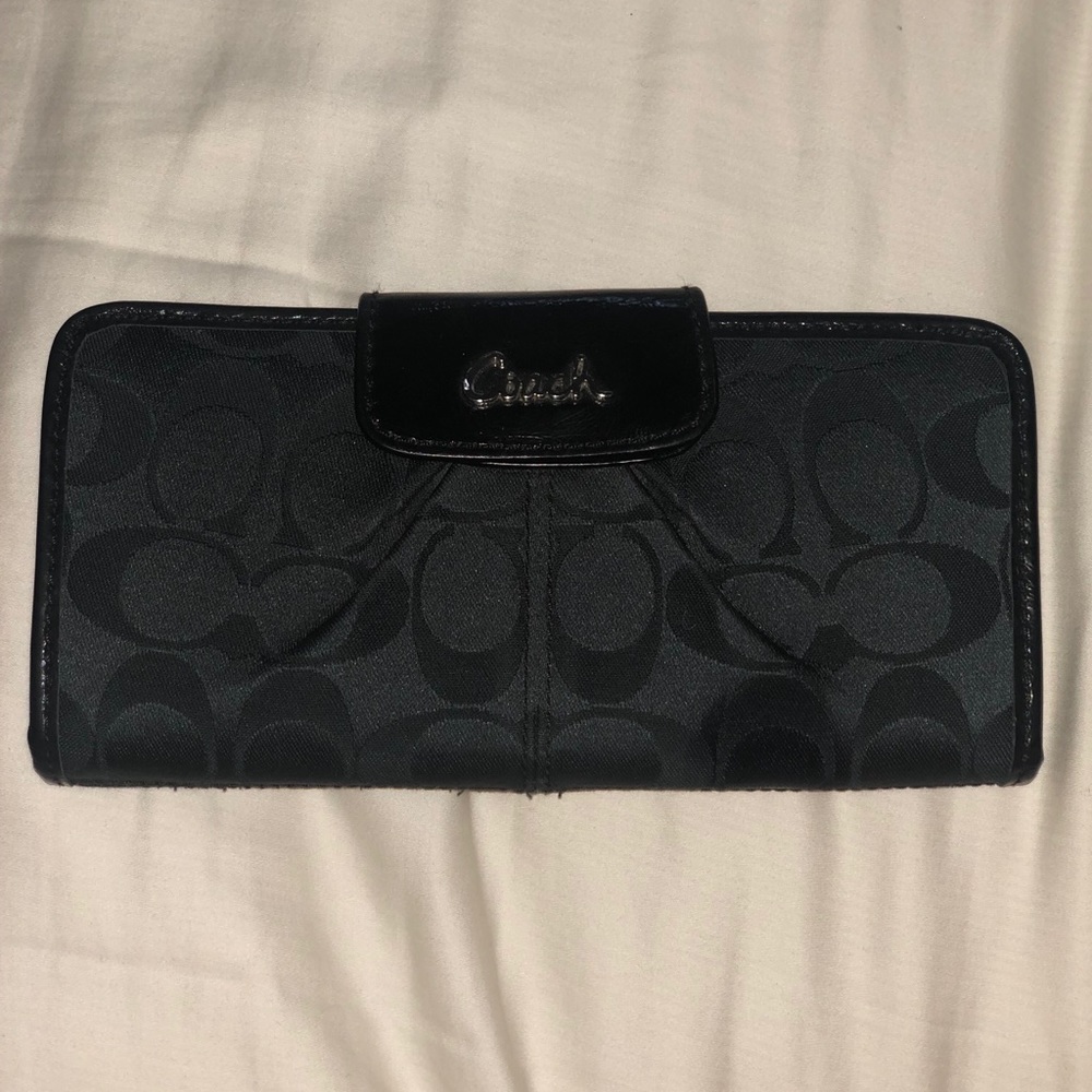 Black Coach Wallet